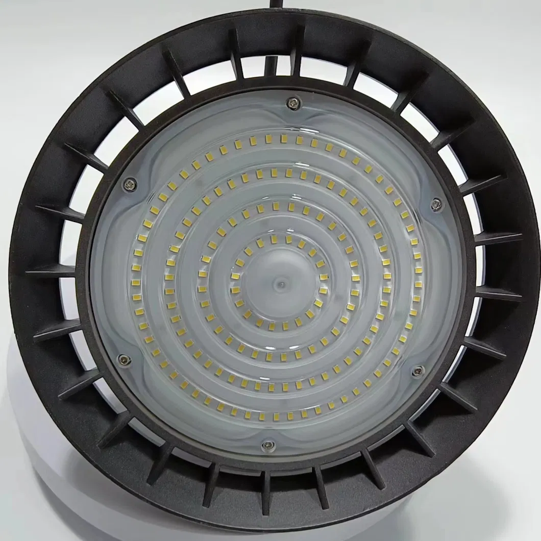 100W 150W 200W 160lm to 200lm Per Watt 5years Warranty IP65 UFO High Bay Light