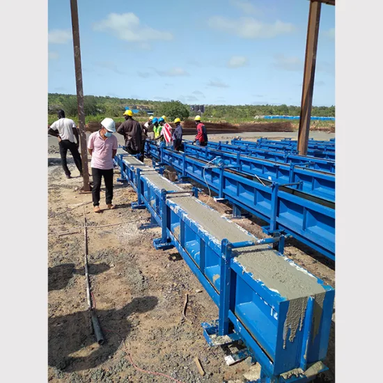 Linha de produção de haste quadrada de cimento de produto quente Pólo de concreto quadrado Molde Pólo elétrico de concreto que faz a máquina