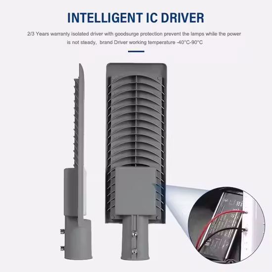 Venda por grosso de alumínio personalizado exterior estrada jardim iluminação de inundação à prova de água IP67 50W 100W 150W 200W tudo em um LED bifacial automática luz de rua solar